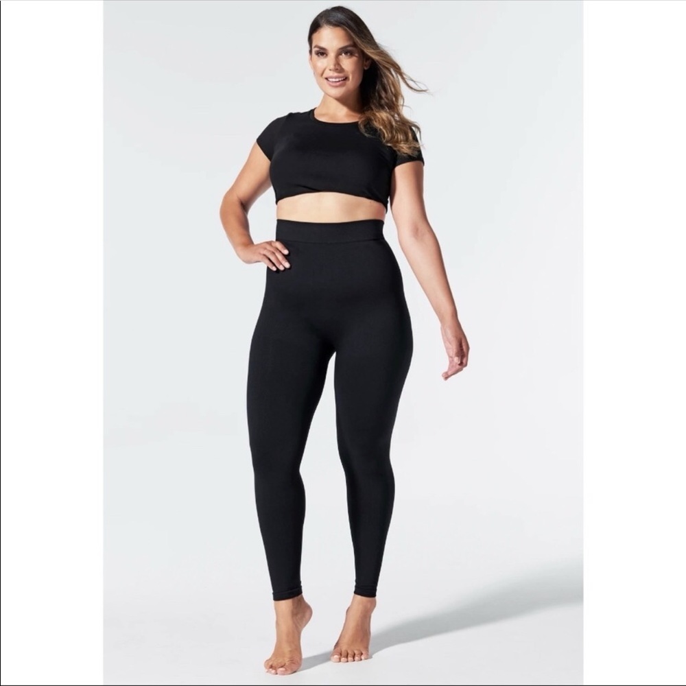 BLANQI Black Highwaist Postpartum + Nursing Support Leggings Size Medium
